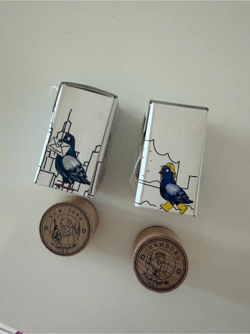 Esterbrook Pigeon Poop Ink and Stamps